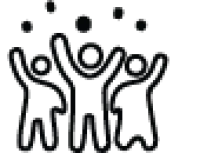 Icon of people celebrating