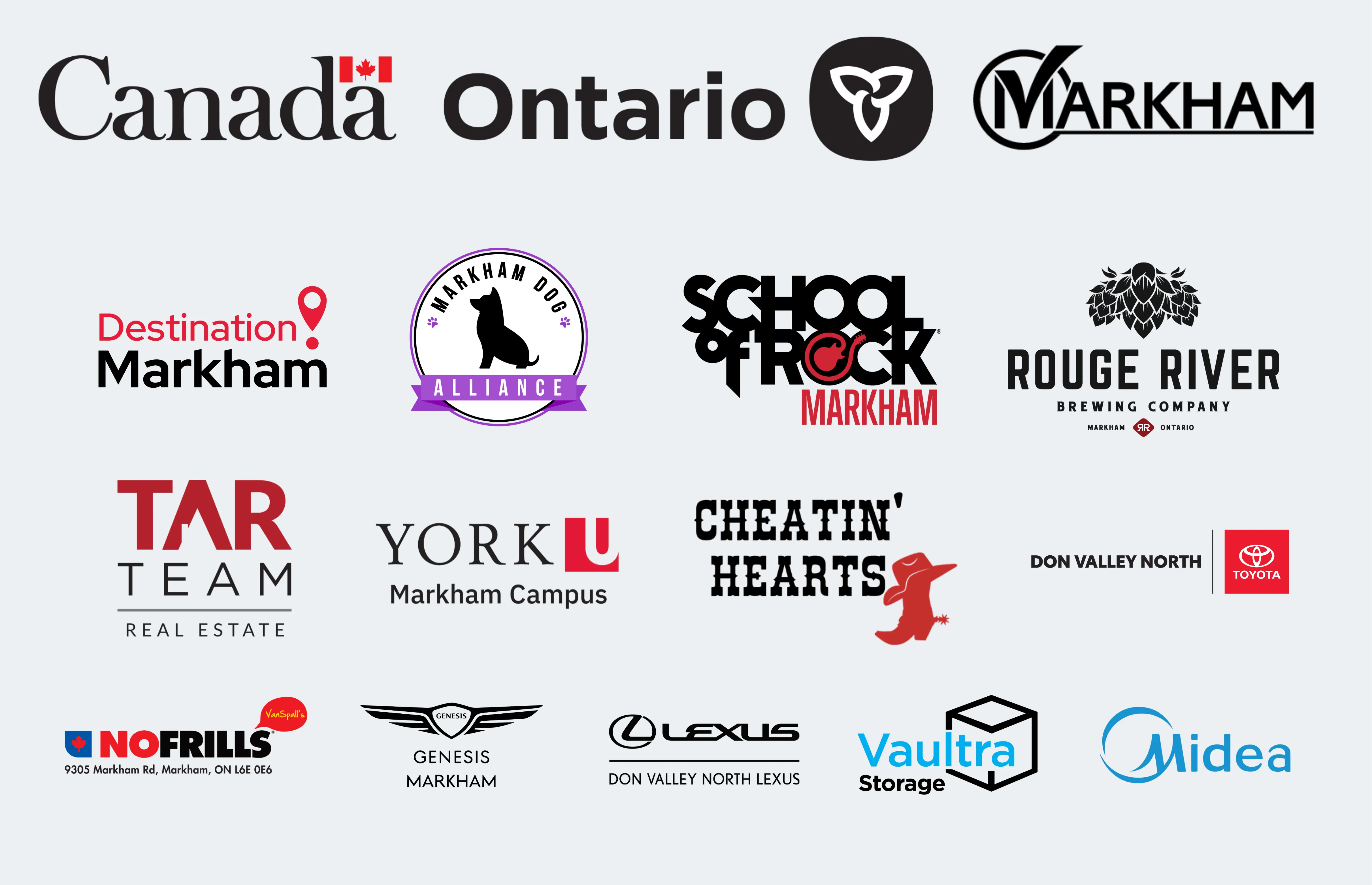 Markham Museum community partners for 2025.