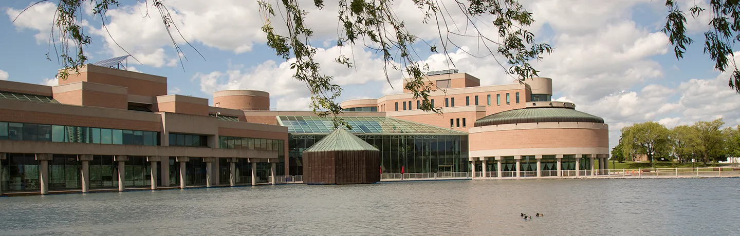 Exterior of Markham Civic Centre.