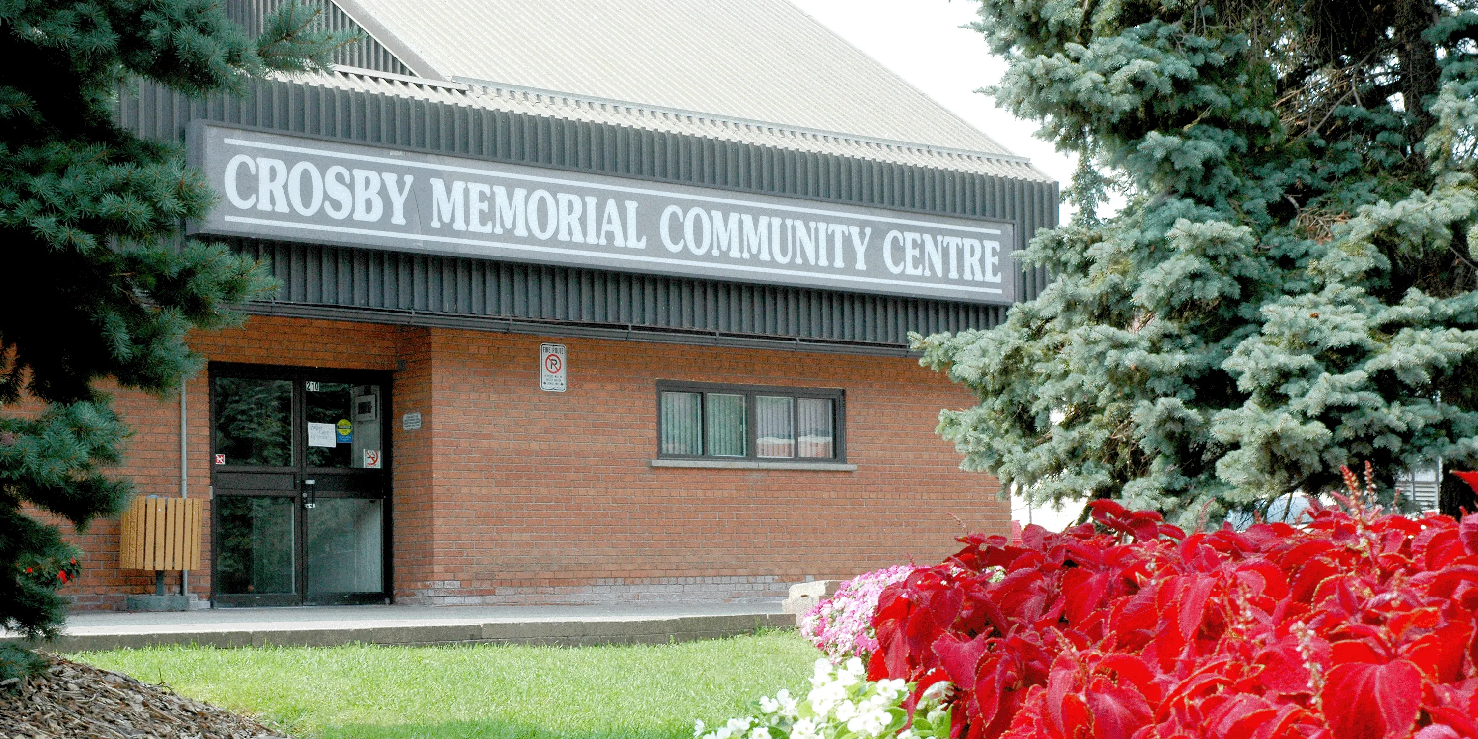 Exterior of Crosby Community Centre.