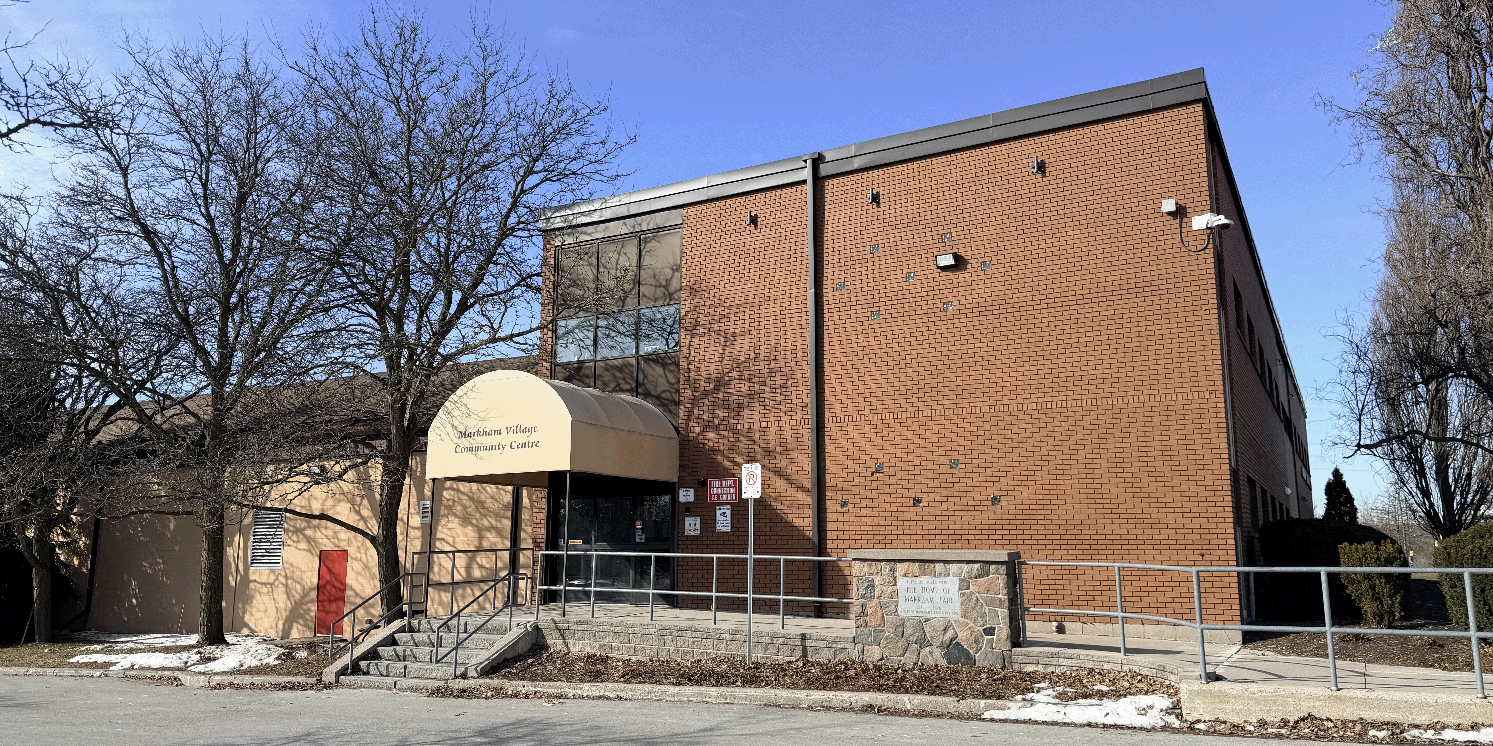 Exterior of Markham Village Community Centre.