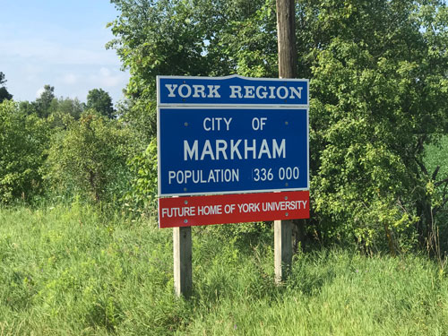 As of Monday morning, 23 new gateway signs that read, As of Monday morning, 23 new gateway signs that read,