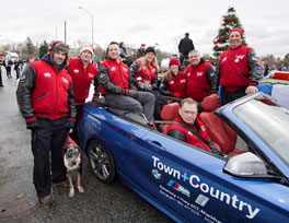 Town Country BMW at 45th Annual Markham Santa Claus Parade