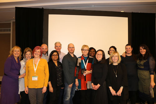 image of Catherine Biss accepting Gala Awards